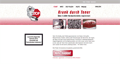 Desktop Screenshot of krank-durch-toner.de