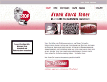 Tablet Screenshot of krank-durch-toner.de